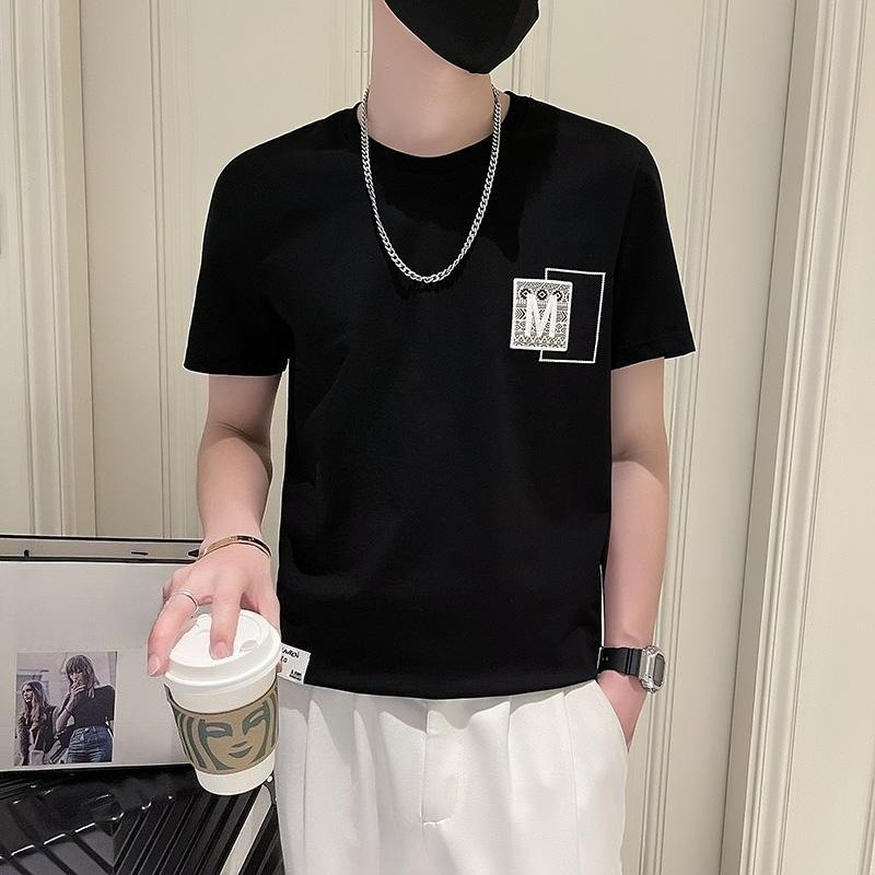 Korean Daily Lifestyle - Trendy Men Short Sleeve Top Summer