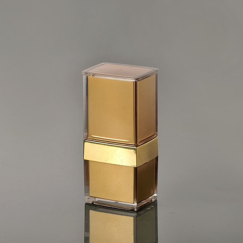Essence Serum Toner - 15ml gold square shape acrylic plastic
