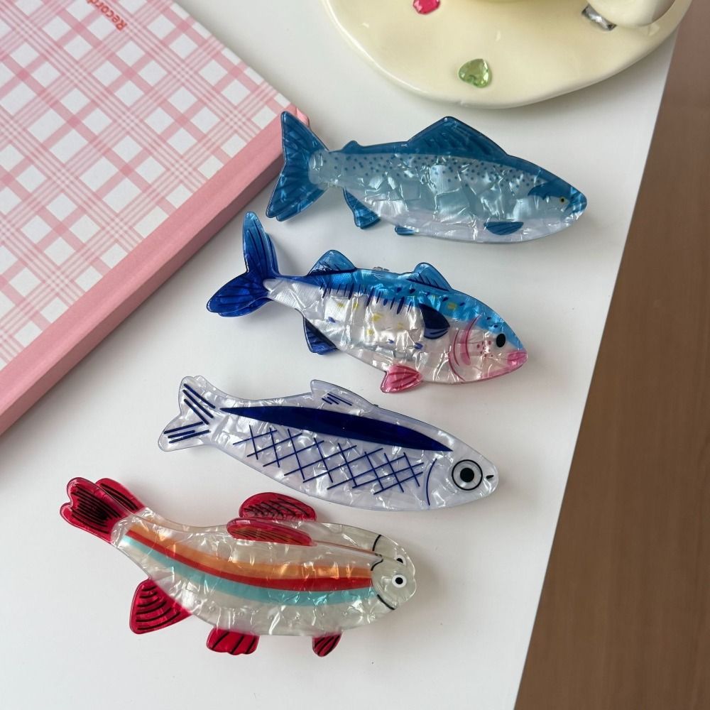 Hairpin Ocean Animal Hair Claw - Lifestyle In Korean review and price