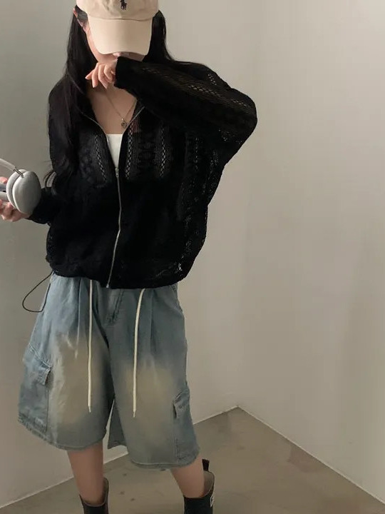 Korean Style Hooded Casual Zip - Korean Daily Lifestyle review and price