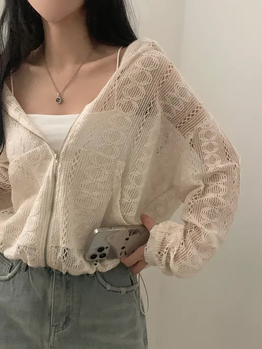 Korean Style Hooded Casual Zip - Korean Daily Lifestyle review and price