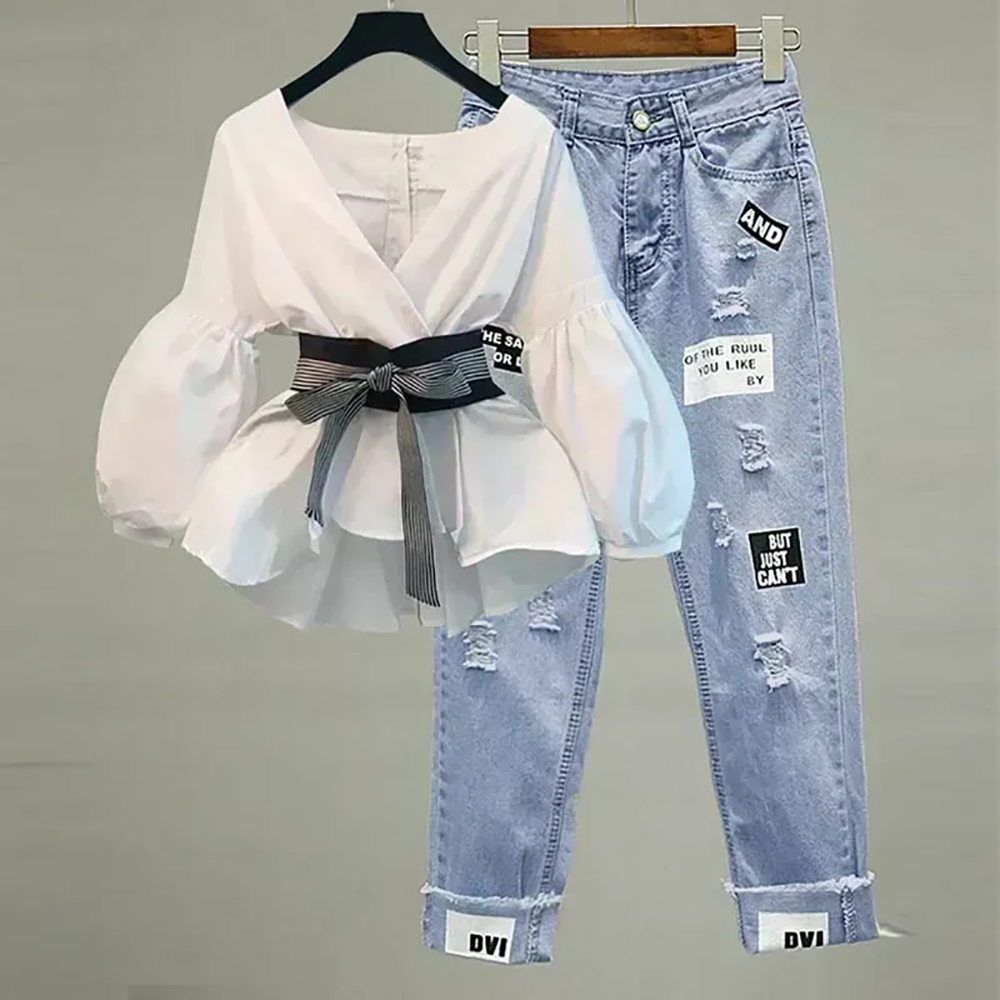 Women Elegant V-Neck Stripe La - Korean Lifestyle review and price