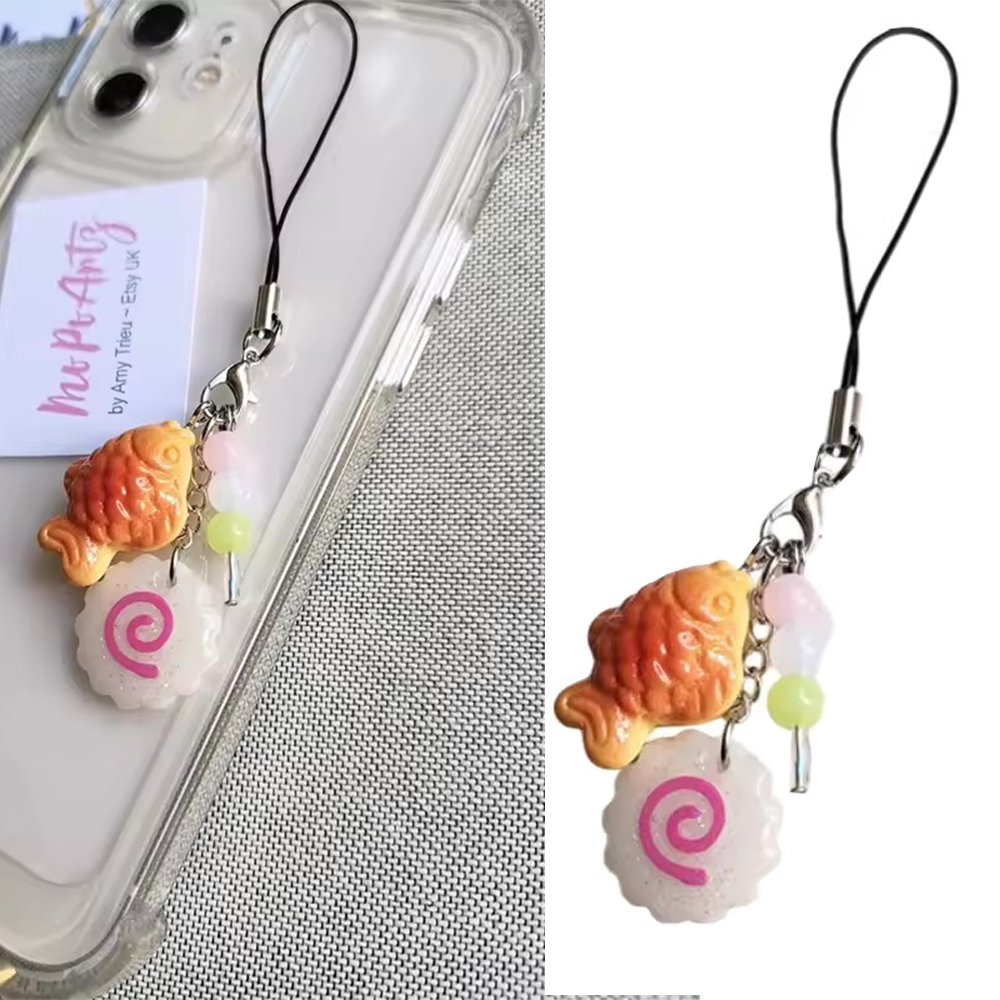 Cute Acrylic Pink Squid Roll P - Tteokbokki Rice Cake review and price